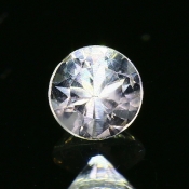 ok. 0,25ct/szt. -BIAŁY CEJLOŃSKI SZAFIR NAT.- d3,50/2,66mm  okrągły