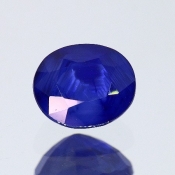 ok. 1,39ct/szt. -ZACHWYCAJĄCY CEJLOŃSKI SZAFIR NAT.- 6,80x5,90/3,61mm owal