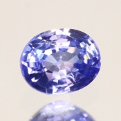 ok. 0,51ct/szt. - RADOSNY SZAFIR NAT.- 4,93x3,92/2,70mm owal