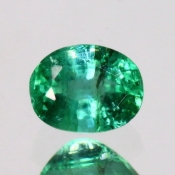 ok. 0,605ct/szt. -KRYSTALICZNY SZMARAGD NAT.- 5,68x4,42/5,34mm owal