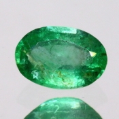 ok. 0,61ct/szt. - SZMARAGD NAT.- 6,75x4,50/3,07mm owal