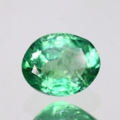 ok. 0,68ct/szt. -KRYSTALICZNY SZMARAGD NAT.- 6,27x5,05/3,35mm owal