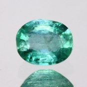 ok. 0,77ct/szt. - SZMARAGD NAT.- 6,39x5,23x3,33mm owal