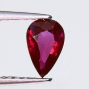 ok. 0,345ct/szt. -NIEPOPRAWIANY RUBIN NAT.- 5,65x3,73/2,10mm kropla