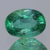 ok. 0,77ct/szt. -NASYCONY JASNY SZMARAGD NAT.- 6,62x4,47/3,56mm owal