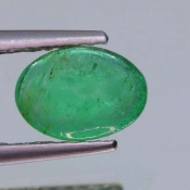 ok. 0,66ct/szt. -JANSY WESOŁY SZMARAGD NAT.- 6,91x4,89/2,88mm owal