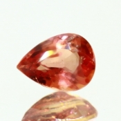 ok. 1,12ct/szt. -PADPARADŹA  SZAFIR NAT.- 7,07x5,26/3,58 kropla