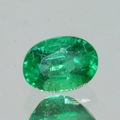 ok. 0,68ct/szt. -PERFEKCYJNY SZMARAGD NAT.- 6,57x4,69/3,68mm owal