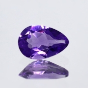 ok. 0,995ct/szt. -NASYCONY AMETYST NAT.- 8,88x5,97/3,51mm kropla