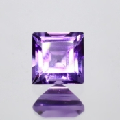 ok. 1,08ct/szt. -NASYCONY AMETYST NAT.- 6,02x6,04/4,16mm kwadrat