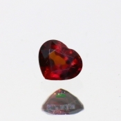 ok. 0,395ct/szt. -BURGUNDOWY RUBIN NAT.- 4,02x4,52/2,58mm serce