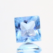 ok. 3,185ct/szt. -AAA SKY BLUE TOPAZ NAT.- 8,02x7,94/5,21mm kwadrat