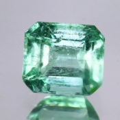 ok. 1,865ct/szt. -MIĘTOWY SZMARAGD NAT.- 7,42x6,58/5,23mmm ośmiokąt