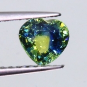 ok. 0,67ct/szt. -DWUBARWNY SZAFIR NAT.- 4,76x5,11/3,17mm serce