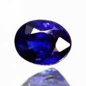 ok. 0,725ct/szt. -GŁEBOKI SZAFIR NAT.- 5,87x4,64/3,28mm owal