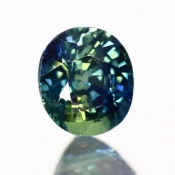 ok. 0,78ct/szt. -ZŁOCISTONIEBIESKI + ROYAL BLUE  (NAJCENNIEJSZY ODCIEŃ) SZAFIR NAT.- 5,29x4,68/3,67mm owal