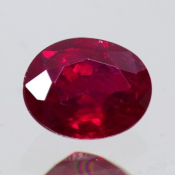 ok. 0,77ct/szt. -PIGEON BLOOD RUBIN NAT.- 5,99x4,80/3,01mm owal