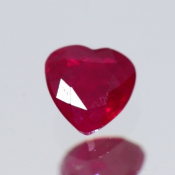 ok. 0,37ct/szt. -PIĘKNY RUBIN NAT.- 4,38x4,23/2,23mm serce