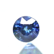 ok. 0,41ct/szt. -MORSKI SZAFIR NAT.- 4,31x4,24/2,82 okrągły