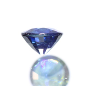 ok. 0,41ct/szt. -MORSKI SZAFIR NAT.- 4,31x4,24/2,82 okrągły