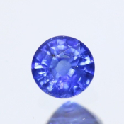 ok. 0,455ct/szt. -CHABROWY SZAFIR NAT.- 4,41x4,41/2,76mm okrągły