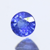 ok. 0,455ct/szt. -CHABROWY SZAFIR NAT.- 4,41x4,41/2,76mm okrągły