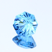ok. 2,39ct/szt. -SWISS BLUE TOPAZ NAT.- 7,61x7,58/5,73mm ośmiokąt
