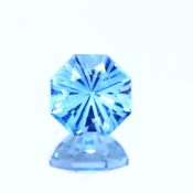 ok. 1,63ct/szt. -SWISS BLUE TOPAZ NAT.- 6,96x6,96/4,69mm ośmiokąt