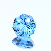 ok. 2,26ct/szt. -SWISS BLUE TOPAZ NAT.- 7,46x7,55/5,54mm ośmiokąt
