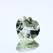 ok. 2,435ct/szt. -PRASIOLIT JASNY ZIELONY AMETYST NAT.- 9,12x9,09/5,69mm serce