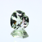 ok. 2,435ct/szt. -PRASIOLIT JASNY ZIELONY AMETYST NAT.- 9,12x9,09/5,69mm serce