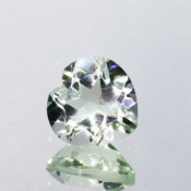 ok. 2,375ct/szt. -PRASIOLIT JASNY ZIELONY AMETYST NAT.- 8,99x9,01/5,58mm serce