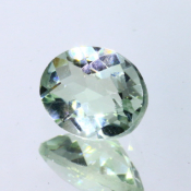 ok. 1,685ct/szt. -PRASIOLIT JASNY ZIELONY AMETYST NAT.- 8,99x7,16/4,67mm owal