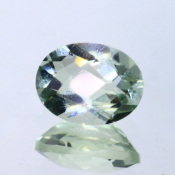 ok. 1,675ct/szt. -PRASIOLIT JASNY ZIELONY AMETYST NAT.- 9,06x7,03/4,53mm owal