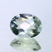 ok. 1,675ct/szt. -PRASIOLIT JASNY ZIELONY AMETYST NAT.- 9,06x7,03/4,53mm owal