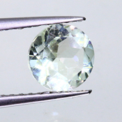 ok. 0,695ct/szt. -PRASIOLIT JASNY ZIELONY AMETYST NAT.- d5,94x5,93/3,45mm okrągły