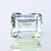 ok. 3,705ct/szt. -PRASIOLIT JASNY ZIELONY AMETYST NAT.- 10,25x8,21/5,83mm ośmiokąt