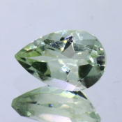 ok. 1,32ct/szt. -PRASIOLIT JASNY ZIELONY AMETYST NAT.- 9,09x6,02/4,48mm kropla