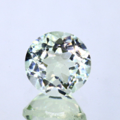 ok. 2,075ct/szt. -PRASIOLIT JASNY ZIELONY AMETYST NAT.- 8,08x8,04/5,64 okrągły