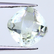 ok. 2,08ct/szt. -PRASIOLIT JASNY ZIELONY AMETYST NAT.- 8,00x8,10/5,17mm antyk