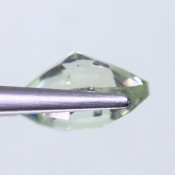 ok. 2,08ct/szt. -PRASIOLIT JASNY ZIELONY AMETYST NAT.- 8,00x8,10/5,17mm antyk