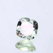 ok. 0,815ct/szt. -PRASIOLIT JASNY ZIELONY AMETYST NAT.- 5,86x5,84/3,84mm antyk