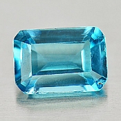 ok. 1,08ct/szt. -UWODZICIELSKI TOPAZ NAT.- 6,93x4,91mm 3,18mm  gł ośmiokąt