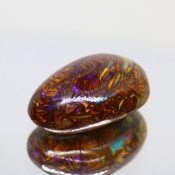 ok. 12,71ct/1szt. -PRSZEPIĘKNY BOULDER OPAL NAT.-  17,8x11,7mm 7,7mm wys. fantazyjny