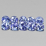 ok. 0,18ct/1szt. -SELEKCJONOWANY PIEKNY TANZANIT NAT.-  D3,6 x 3,6 x 2 mm okrągły