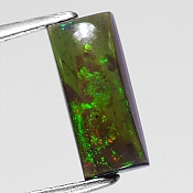 ok. 1,5ct/szt. -WSPANIAŁY CZARNY OPAL NAT.- 12,25x5,30/3,45mm prostokąt