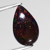 ok. 2,13ct/szt. -WSPANIAŁY CZARNY OPAL NAT.- 13,55x8,60/4,25mm kropla