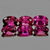 ok. 0,25ct/1szt. - TURMALIN NAT.- 5x3/2mm owal