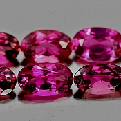 ok. 0,25ct/1szt. - TURMALIN NAT.- 5x3/2mm owal