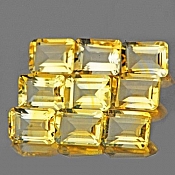 kalibrowany ok. 1,12ct/1szt. -ZŁOCISTY CYTRYN NAT.- 8x6mm ośmiokąt